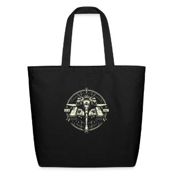 Futuristic Tank - Eco-Friendly Cotton Tote - black - Front