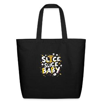 Slice Baby - Eco-Friendly Cotton Tote - black - Front