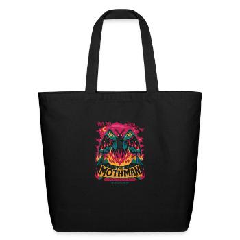 Mothman Black Bridge Have You Seen The - Eco-Friendly Cotton Tote - black - Front