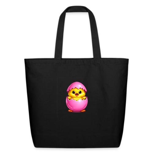 Easter Chick Pink - Eco-Friendly Cotton Tote