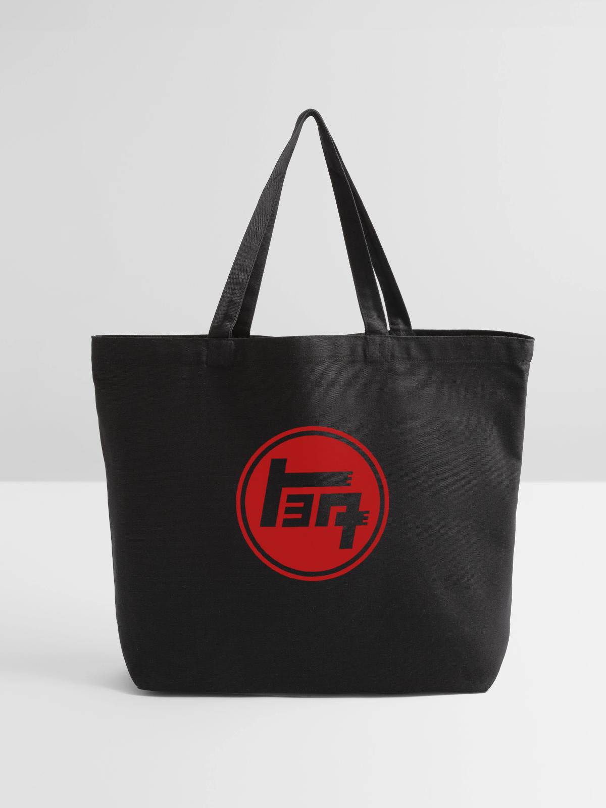 Toyota TEQ Logo - Eco-Friendly Cotton Tote - black - Front