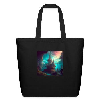 Fantasy land - Eco-Friendly Cotton Tote - black - Front