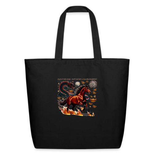 Year of the Horse Victory T Shirt, Lunar New Year - Eco-Friendly Cotton Tote
