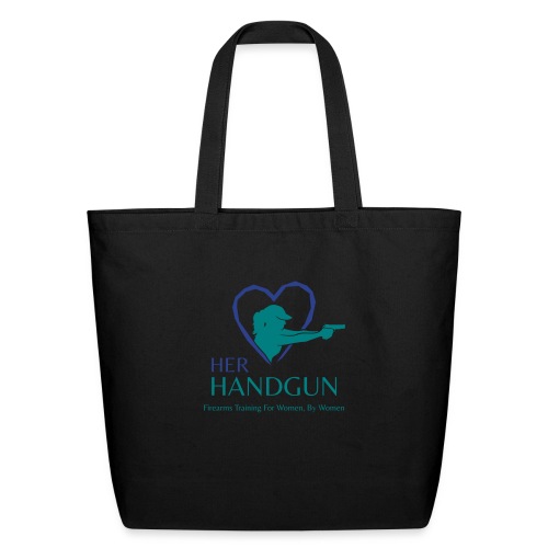 Her Handgun Logo and Tag Line - Eco-Friendly Cotton Tote
