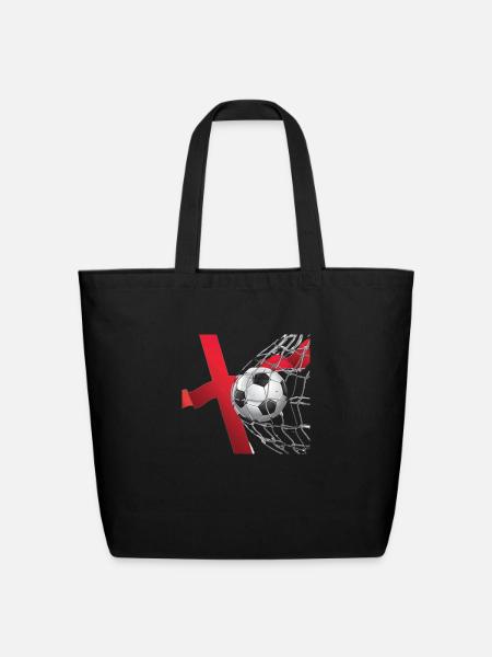 england home shirt - Eco-Friendly Cotton Tote - black