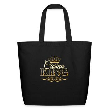 Casino King - Eco-Friendly Cotton Tote - black - Front