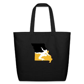 Missouri Wrestling - Eco-Friendly Cotton Tote - black - Front