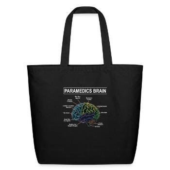 Paramedics Brain - Eco-Friendly Cotton Tote - black - Front