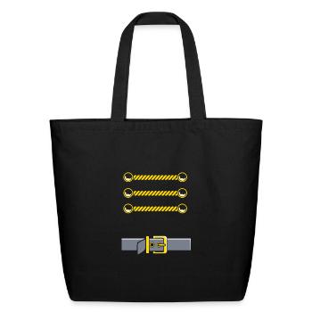 Nutcracker Ballet Toy Soldier Nutcracker Costume - Eco-Friendly Cotton Tote - black - Front