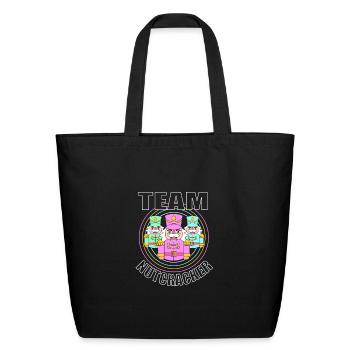 Nutcracker Christmas Toy Soldier Team Nutcracker - Eco-Friendly Cotton Tote - black - Front