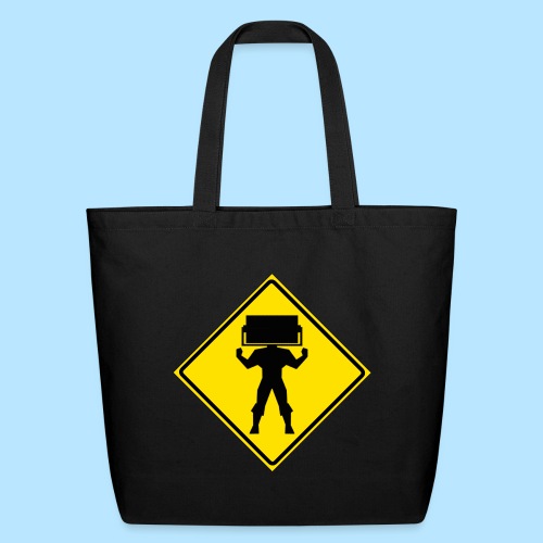 STEAMROLLER MAN SIGN - Eco-Friendly Cotton Tote