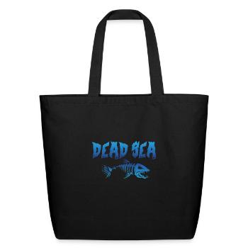DEAD SEA - Eco-Friendly Cotton Tote - black - Front