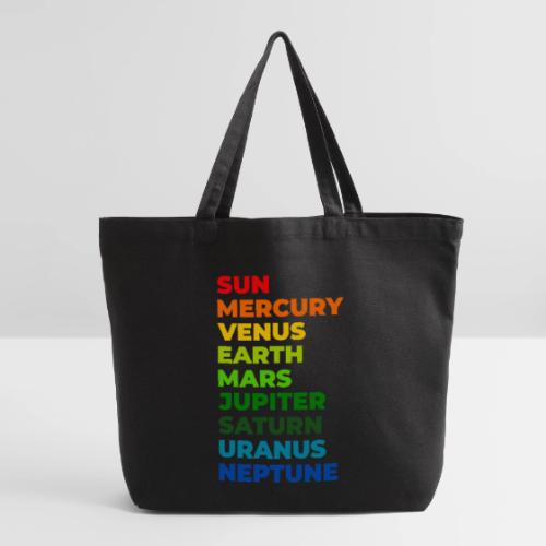 Color the solar system - Eco-Friendly Cotton Tote