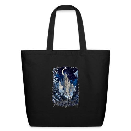 Celestial Winter Temple T-Shirt - Eco-Friendly Cotton Tote