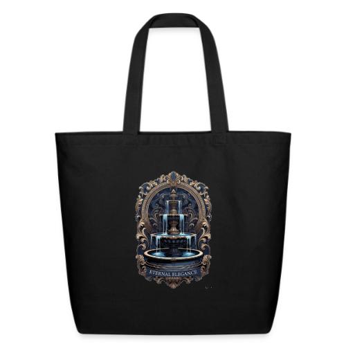 Gilded Baroque Fountain T-Shirt - Eco-Friendly Cotton Tote