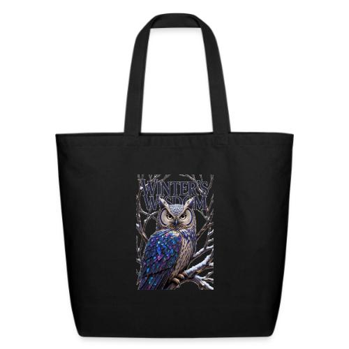 Crystalized Forest Owl T-Shirt - Eco-Friendly Cotton Tote