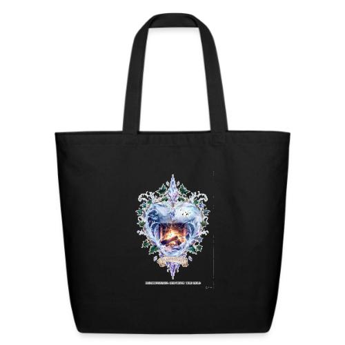 Imbolc Candle Veil T-Shirt | Veiled Rebirth - Eco-Friendly Cotton Tote