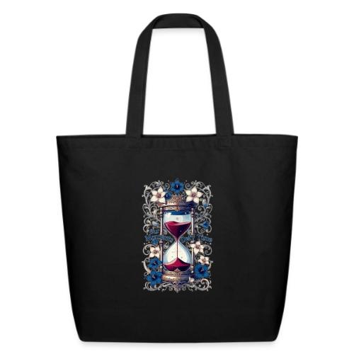 Our Moments Defy Time Hourglass Gifts T-Shirt - Eco-Friendly Cotton Tote