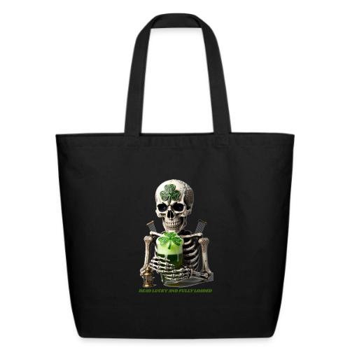 Eternal Stout Skeleton Graphic Tee - Eco-Friendly Cotton Tote