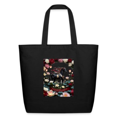 Year of the Horse Harmony T Shirt, Lunar New Year - Eco-Friendly Cotton Tote