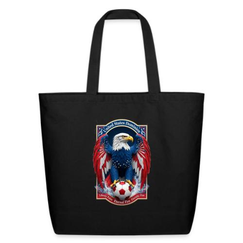 USA Eagle Emblem T Shirt, USA Soccer Pride Gift - Eco-Friendly Cotton Tote
