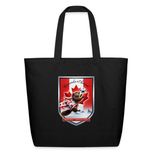 Canada Beaver Ascent T-Shirt, Canadian Pride Gift - Eco-Friendly Cotton Tote
