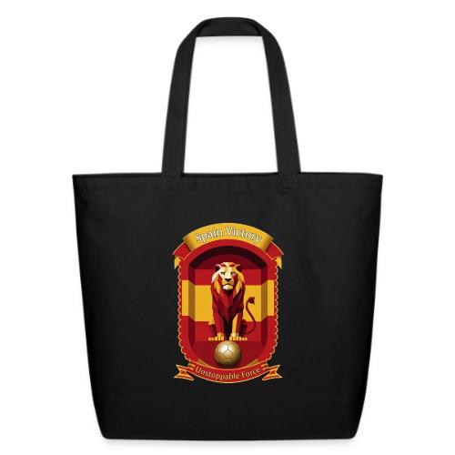 Spain Lion Victory T-Shirt, Flag Pride Crest Gift - Eco-Friendly Cotton Tote
