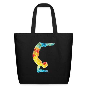 Fitness Freak - Eco-Friendly Cotton Tote - black - Front