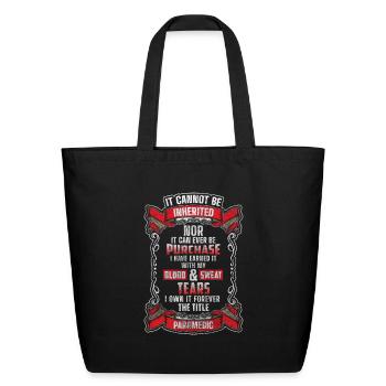 Paramedics Paramedic Emergency Call Doctor - Eco-Friendly Cotton Tote - black - Front