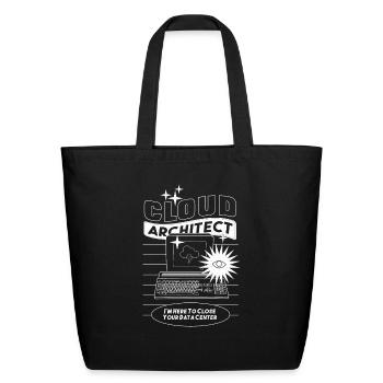 Retro computer technology - Eco-Friendly Cotton Tote - black - Front