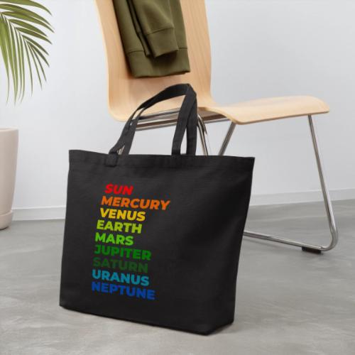 Color the solar system - Eco-Friendly Cotton Tote