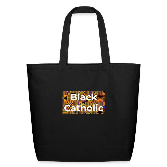 Kente Black Catholic Tee