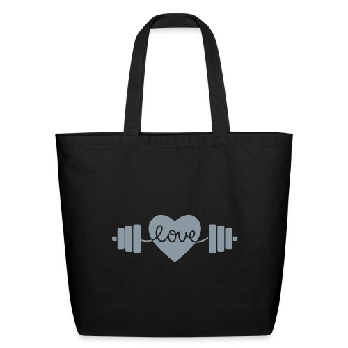 Power Lifting Love - Eco-Friendly Cotton Tote