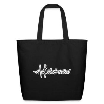 Paramedic Asp Beat Outline - Eco-Friendly Cotton Tote - black - Front