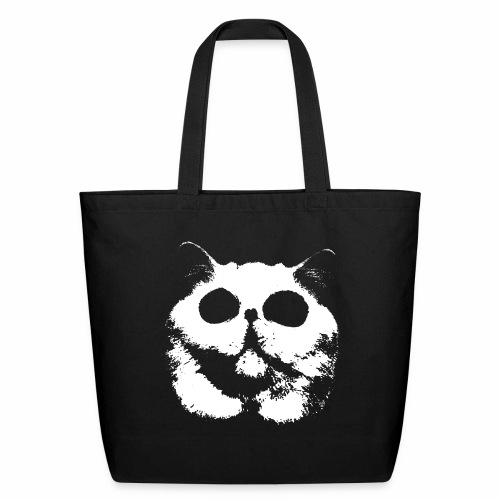Cool Creepy Zombie Monster Halloween Cat Costume - Eco-Friendly Cotton Tote