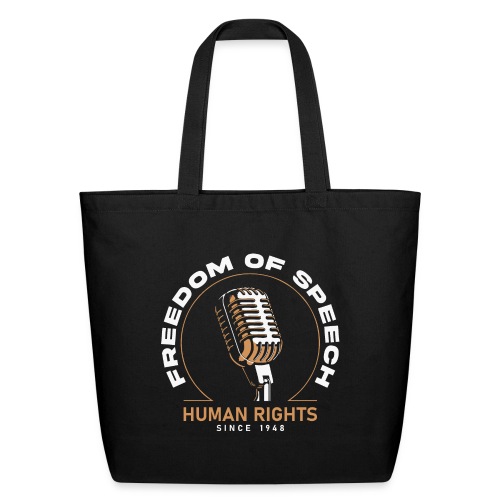 freedom of speech human rights - Eco-Friendly Cotton Tote