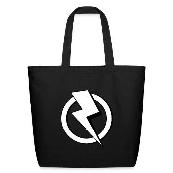 Chai Flash - Eco-Friendly Cotton Tote - black - Front