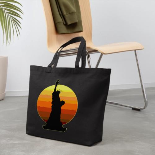 USA: Golden Horizon Liberty - Eco-Friendly Cotton Tote