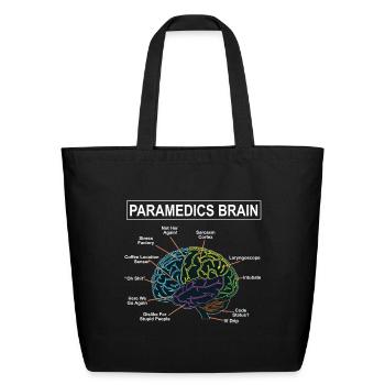 Paramedics Brain - Eco-Friendly Cotton Tote - black - Front
