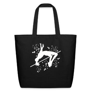 High Jumper High Jumping High Jump - Eco-Friendly Cotton Tote - black - Front