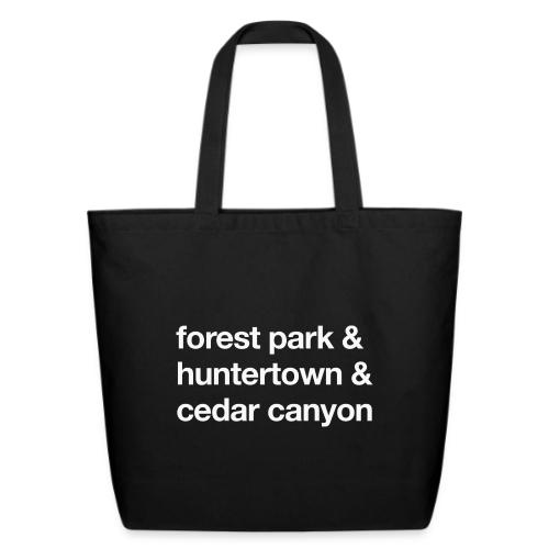 1 Church 3 Locations - Eco-Friendly Cotton Tote
