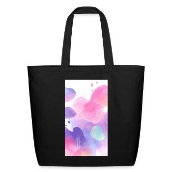 T-shirt unisex  - Eco-Friendly Cotton Tote - black - Front