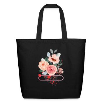 Nurse - Eco-Friendly Cotton Tote - black - Front