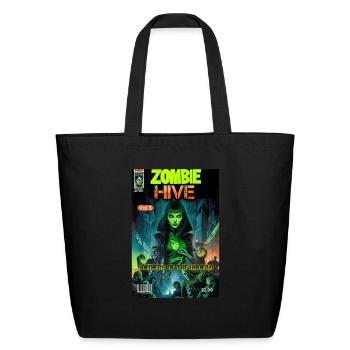 Anime Zombie Three Graphic - Eco-Friendly Cotton Tote - black - Front