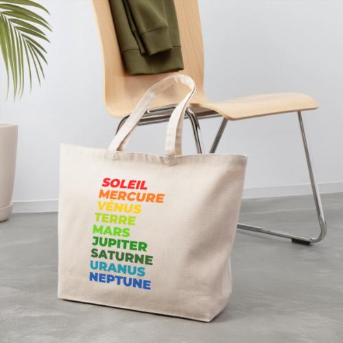 Solar System in Color - Eco-Friendly Cotton Tote