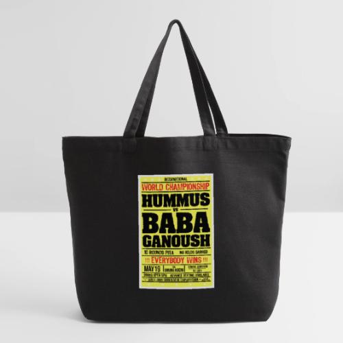 Hummus versus Baba Ganoush - Eco-Friendly Cotton Tote