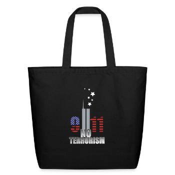 911 September - Eco-Friendly Cotton Tote - black - Front