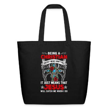 Wear our design to show that You Enjoy Long Romant - Eco-Friendly Cotton Tote - black - Front