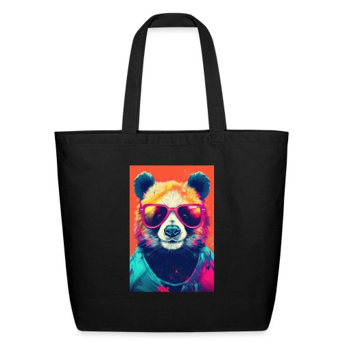 Panda in Pink Sunglasses - Eco-Friendly Cotton Tote
