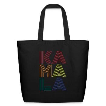 Kamala Harris - Eco-Friendly Cotton Tote - black - Front